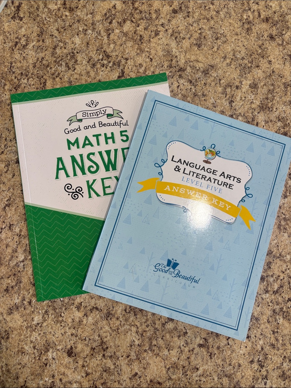 The Good and The Beautiful Level Five Answer Key Set - Math and ELA Grade 5